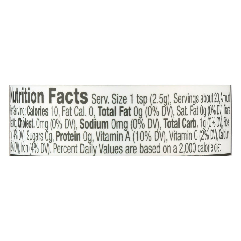 Frontier Herb - Organic  Tandorī Masala Seasoning, 1.8 Oz.
