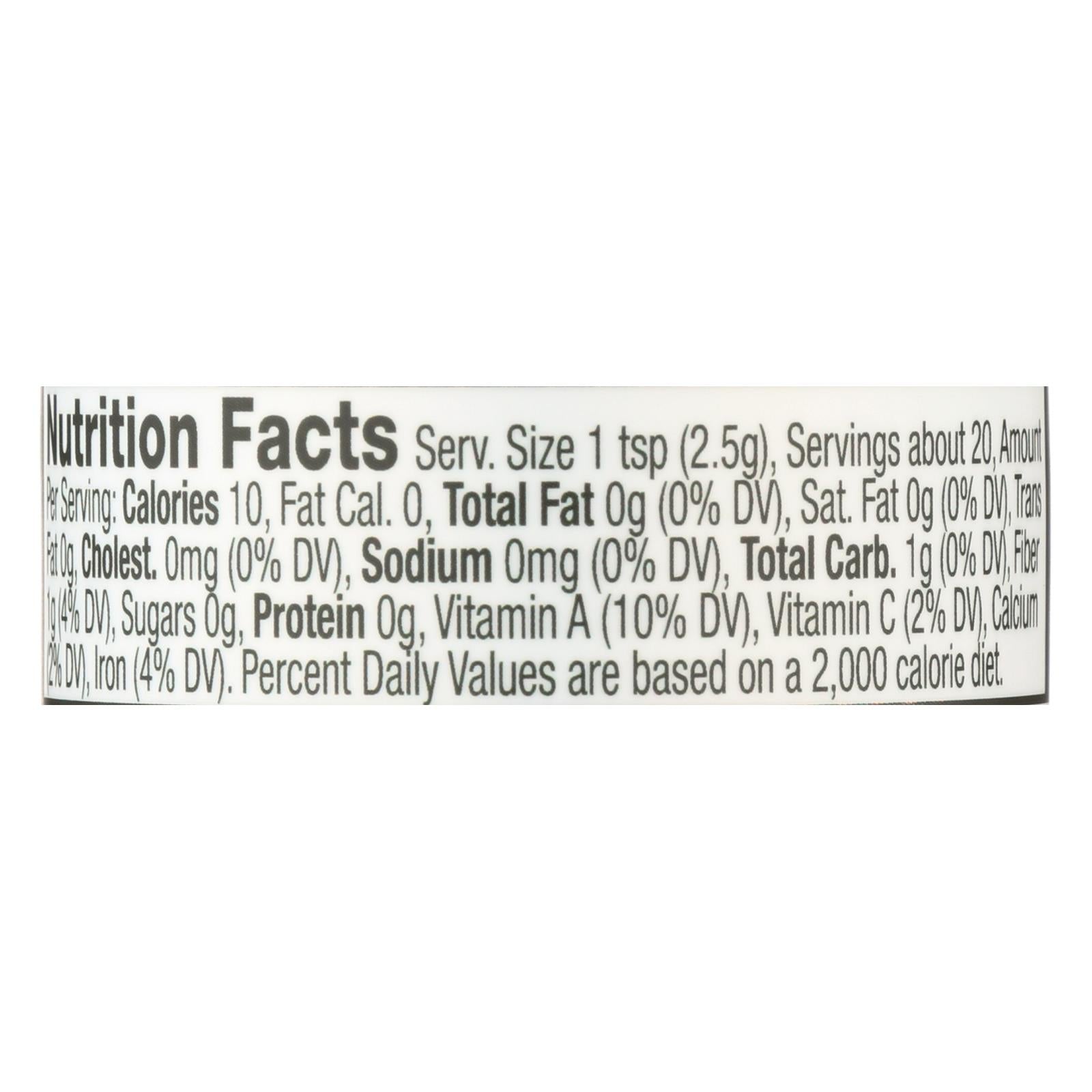 Frontier Herb - Organic  Tandorī Masala Seasoning, 1.8 Oz.