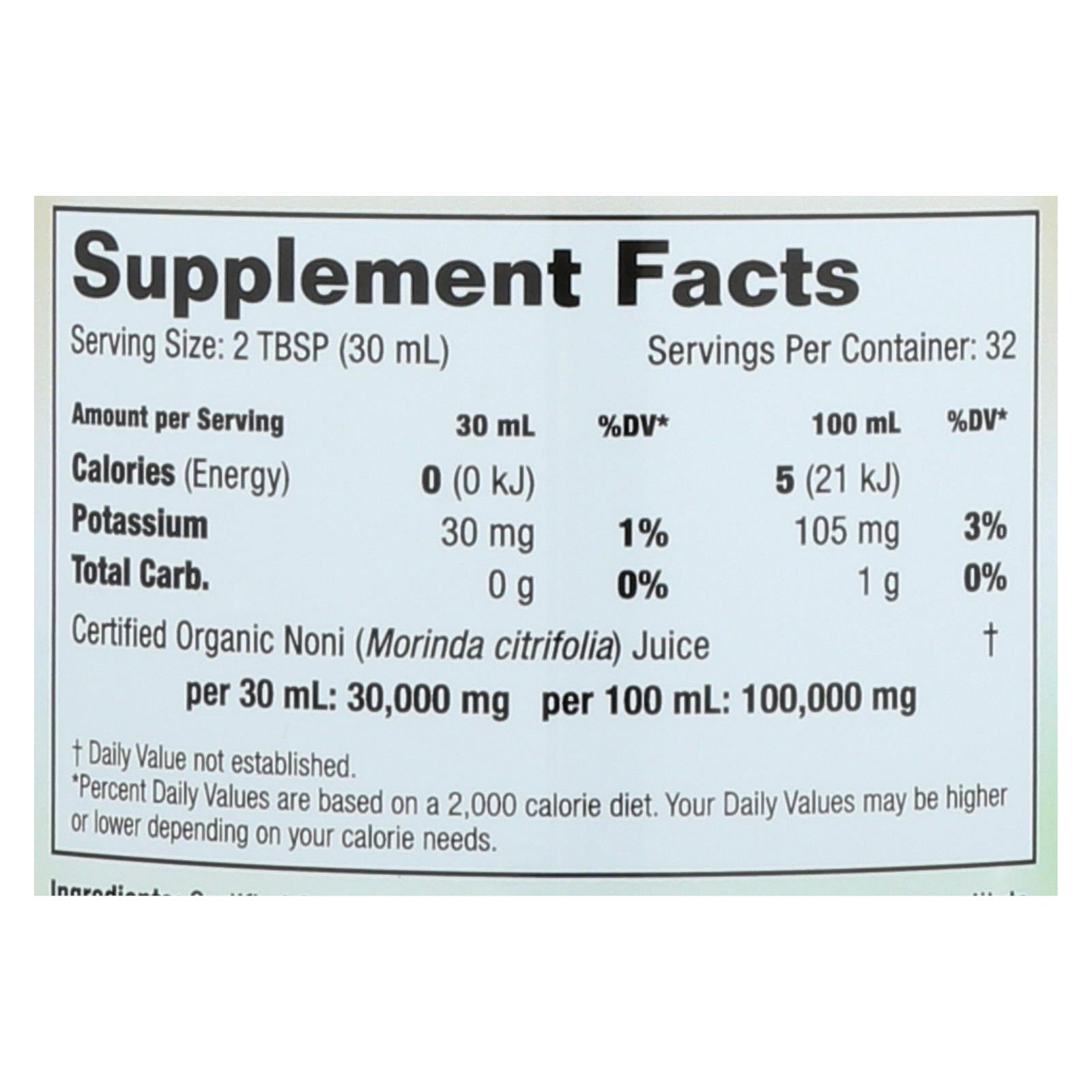 Dynamic Health Organic Noni Juice, 32 Fl Oz