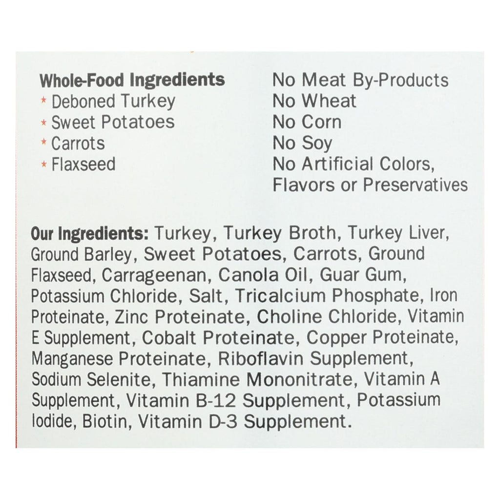 Wellness Pet Products Dog Food - Turkey and Sweet Potato Recipe (Pack of 12) - 12.5 Oz.