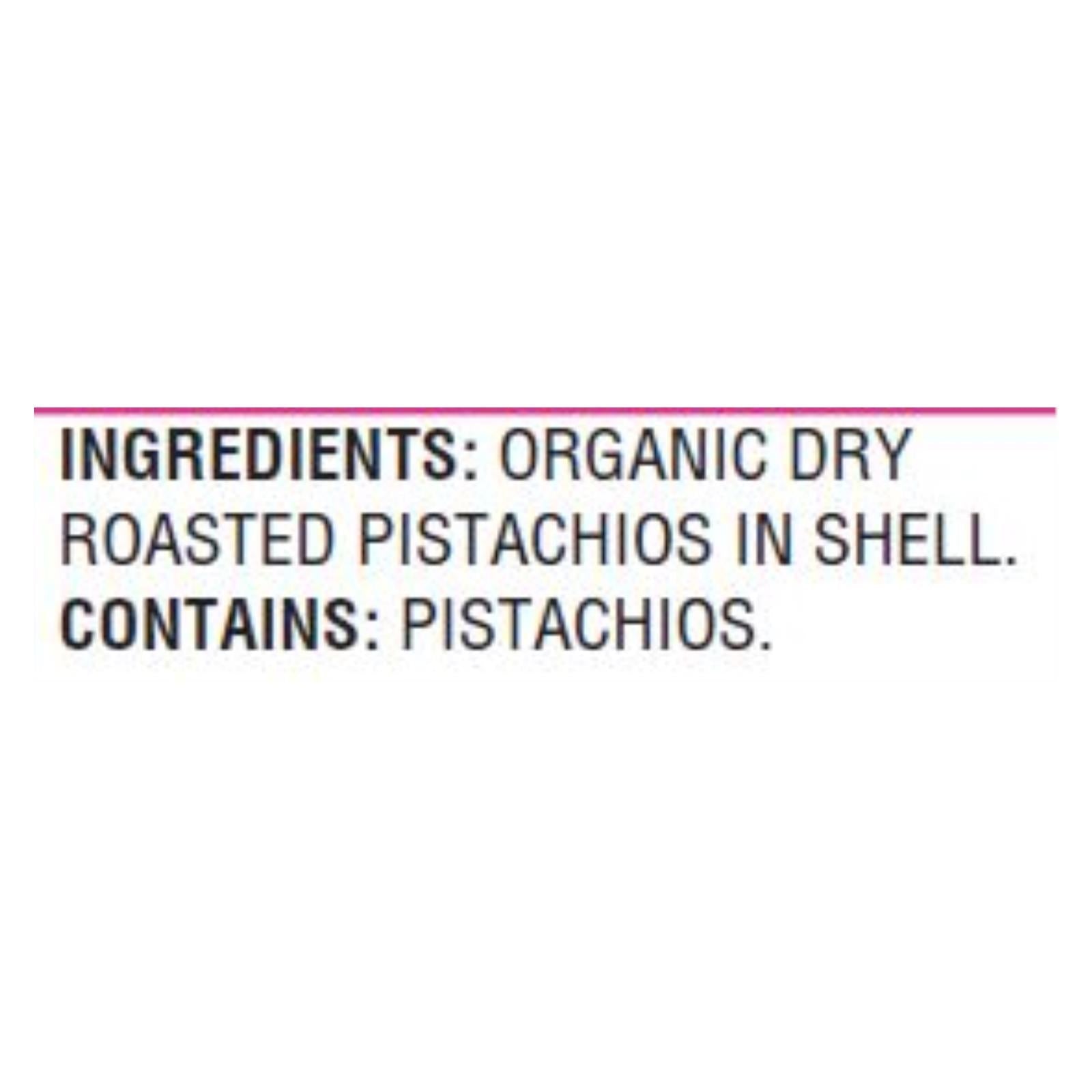 Woodstock Organic Dry Roasted Unsalted Pistachios, 8 x 7 Oz. Packs