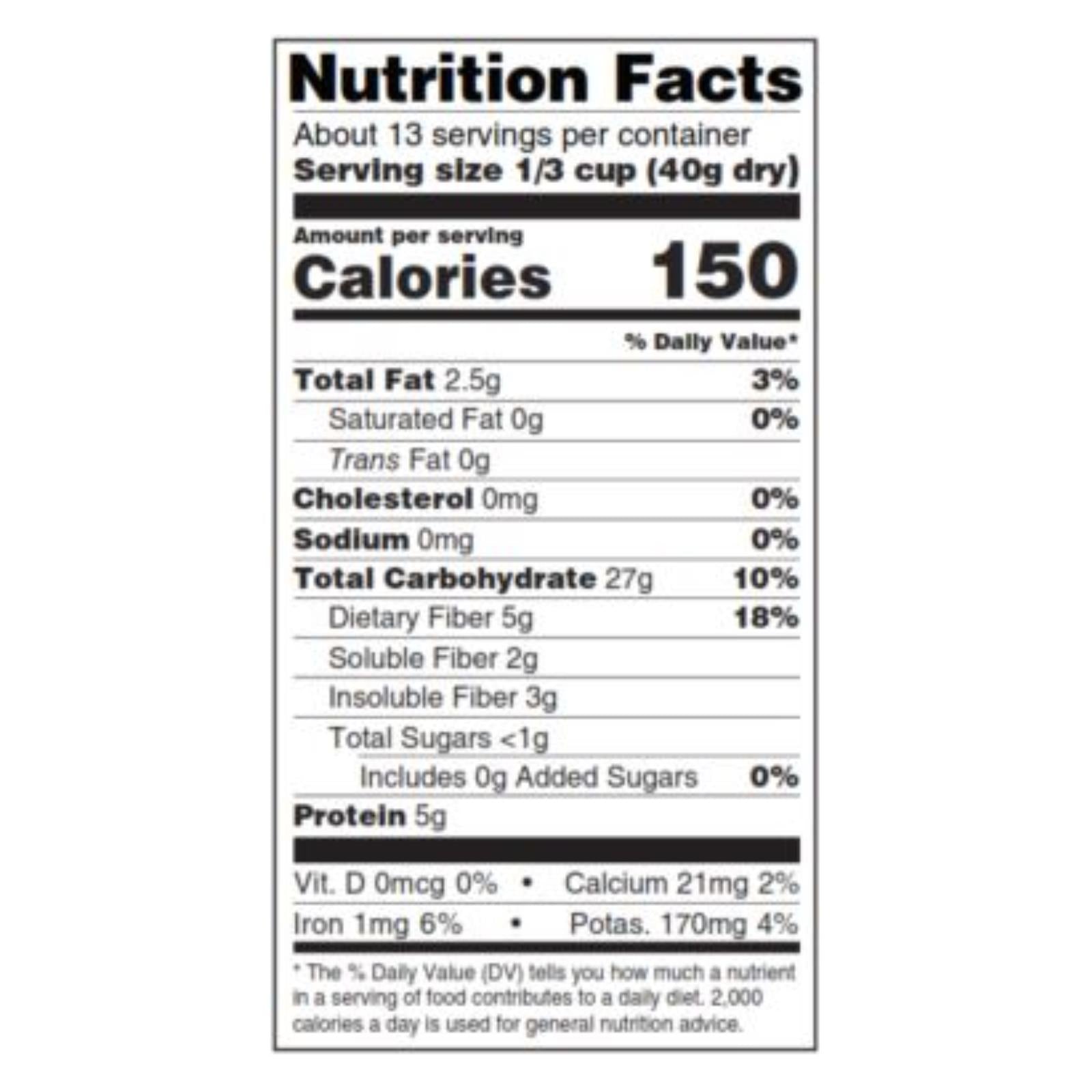 Woodstock Non-GMO 5 Grain Cereal, 18.5 oz, Pack of 12