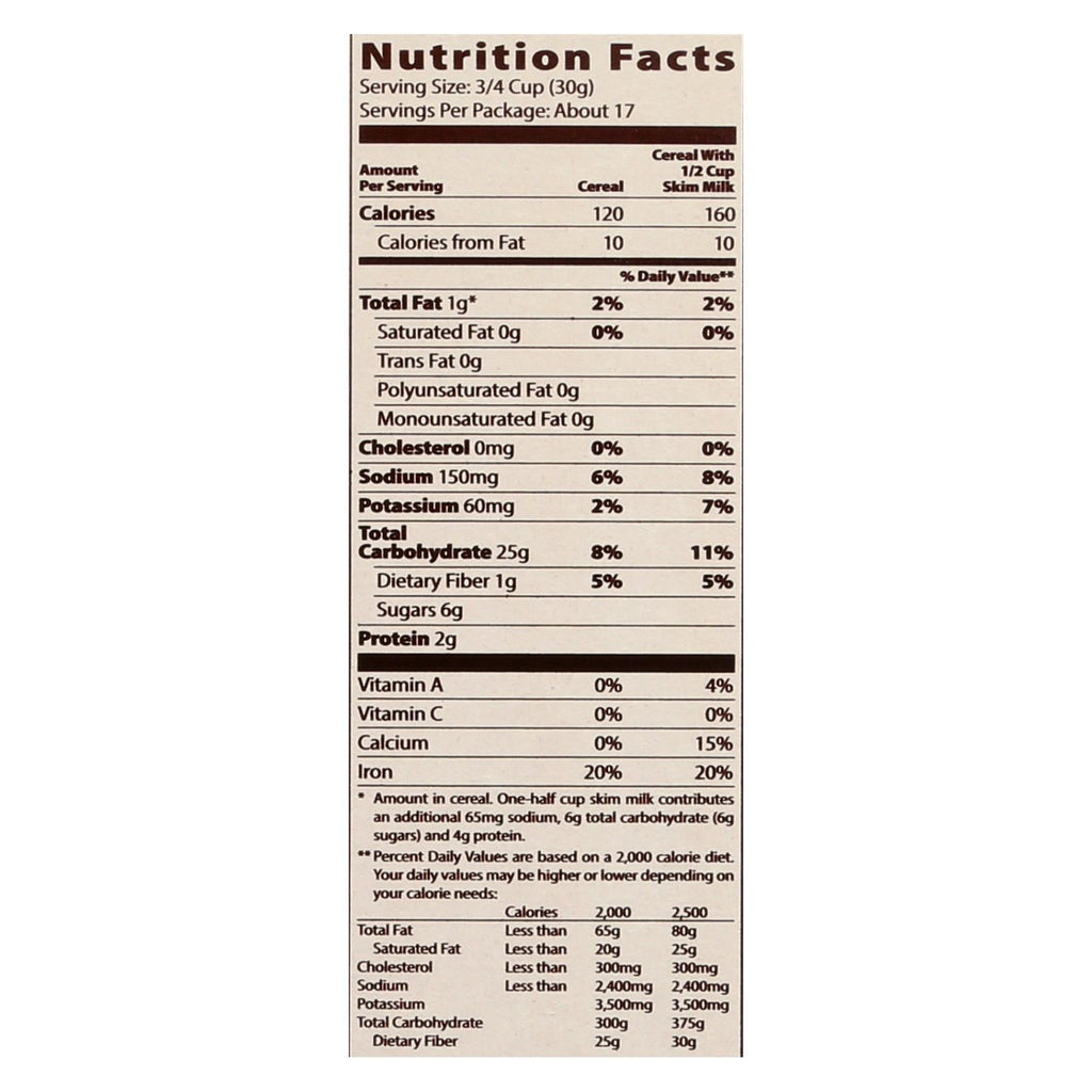 Mom's Best Naturals Oatmeal and Honey Blend, 18 Oz., Pack of 14