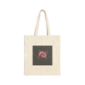 Moon Rose Tote, Romantic Gothic Lite canvas tote