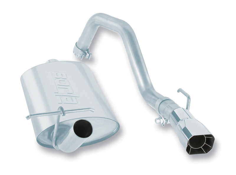 Borla 88-90 Jeep Wrangler 4.2L 4WD Cat-Back 2.25x2in Single Square Intrcld Rr 2.75x2.5in Sqr x6.5in 14352