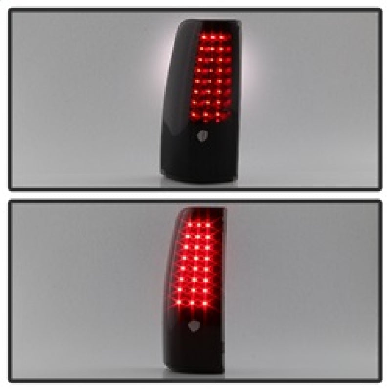 SPYDER xTune 03-06 Chevy Silverado 1500 (w/o Stepside) LED Tail Lights - Blk Smoke (ALT-ON-CS03-G2-LED-BSM) 9039218