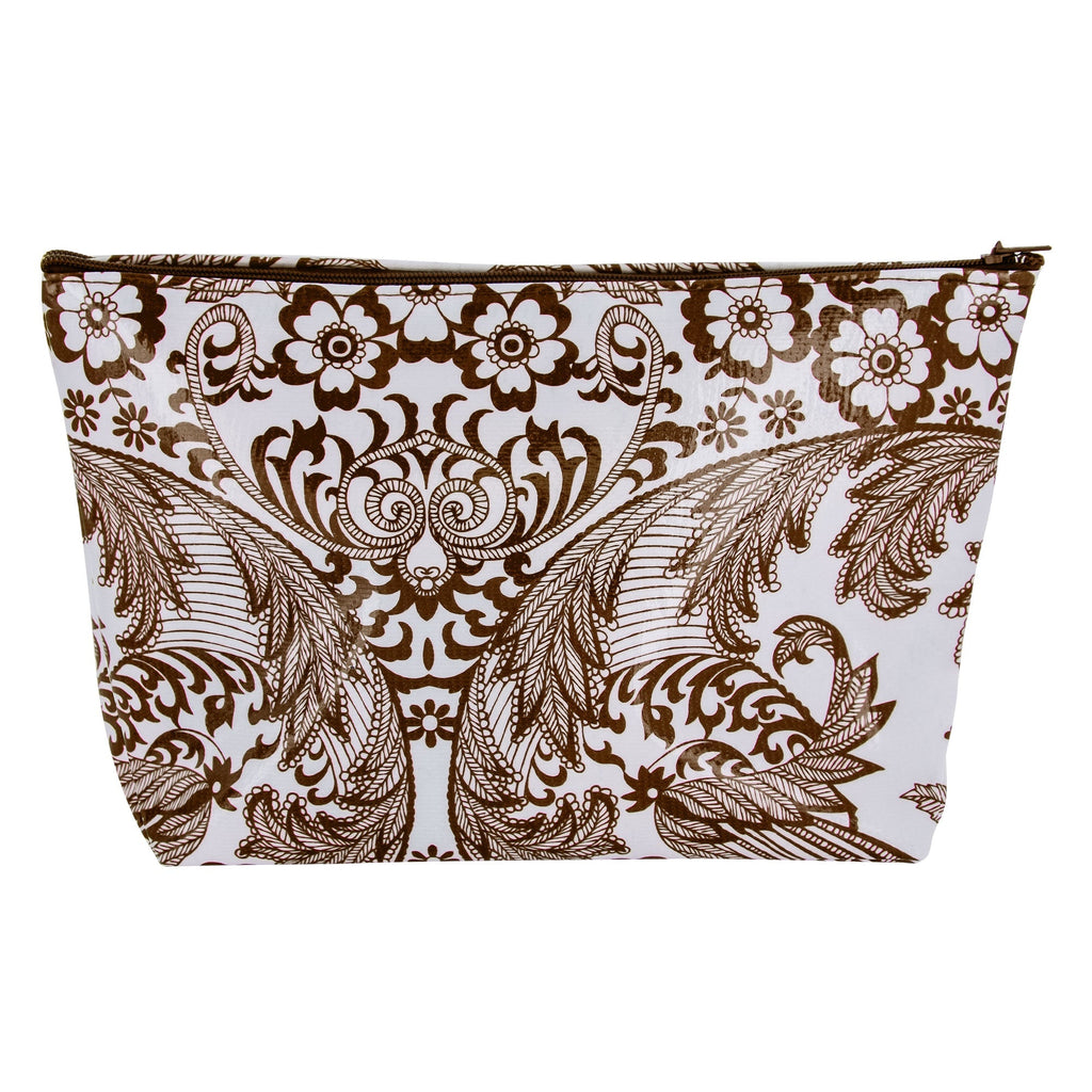 GreaterGood Eden Oilcloth Pouch - Handmade Toiletry and Utility Bag