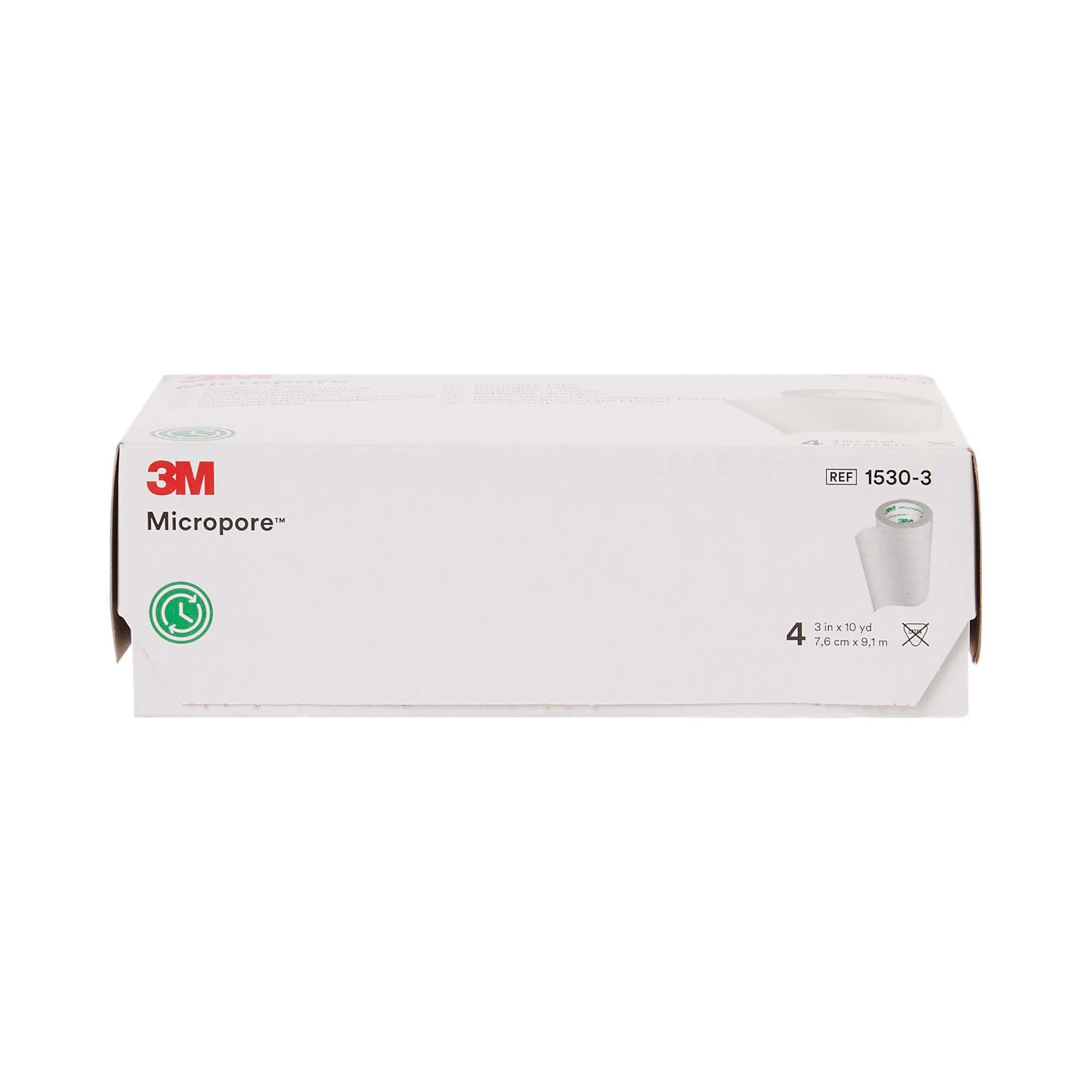 3M™ Micropore™ Paper Medical Tape, 3 Inch x 10 Yard, White 1530-3