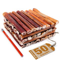 ValueBull USA Bully Sticks for Large Dogs, Thick 6 Inch, 50 Count