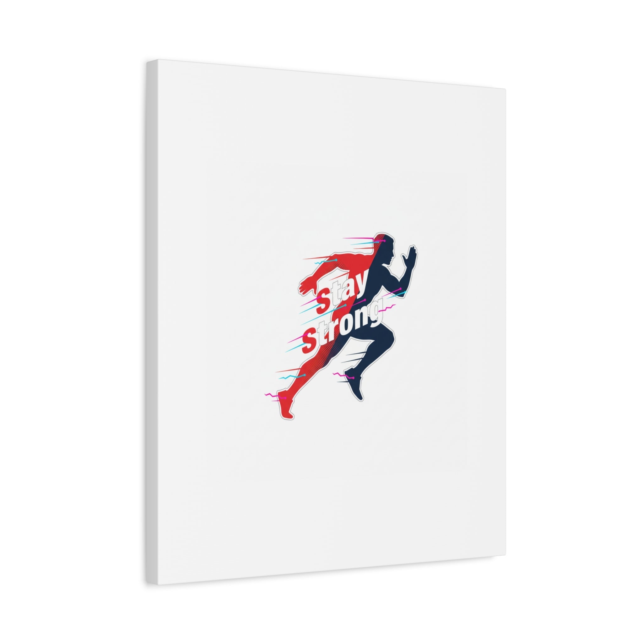 Stay Strong Runner Canvas | Fitness Motivation, Gym Wall Art