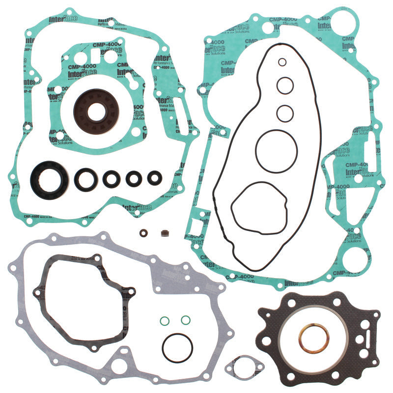 QuadBoss, QuadBoss 98-04 Honda TRX450 FourTrax Foreman 4x4 S/ES Complete Gasket Set with Oil Seals Part #564047