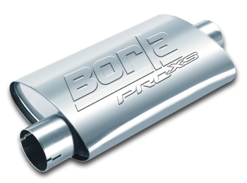 Borla Universal Center/Offset Oval 2.5in In/Out 14in x  4.25in x 1.88in PRO-XS Muffler 400481