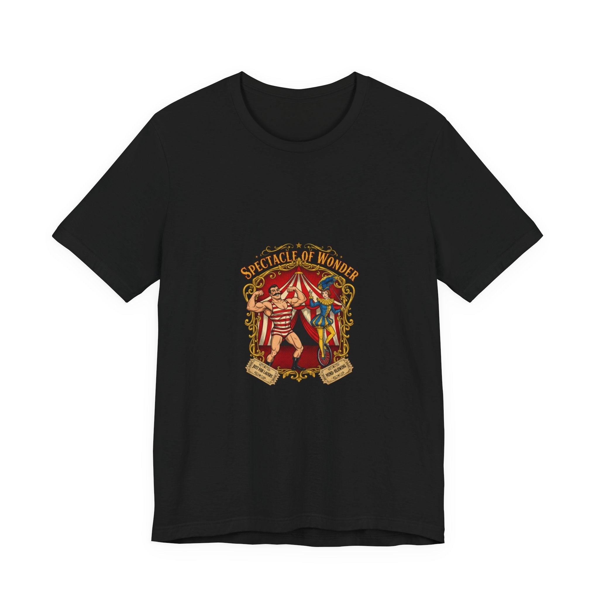 "Spectacle of Wonder" Vintage Circus T-Shirt | Retro Carnival Graphic Tee