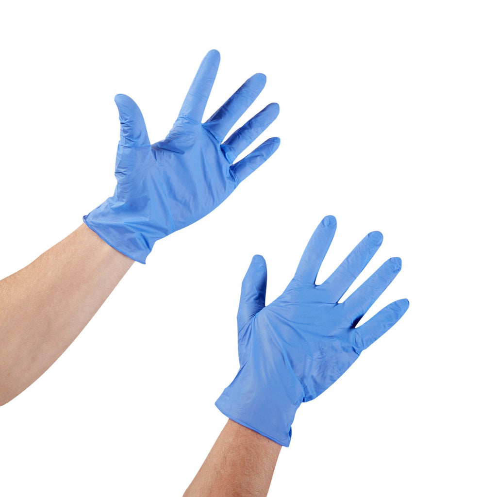 McKesson Confiderm® 3.5C Nitrile Exam Glove, Extra Large, Blue 14-6980C