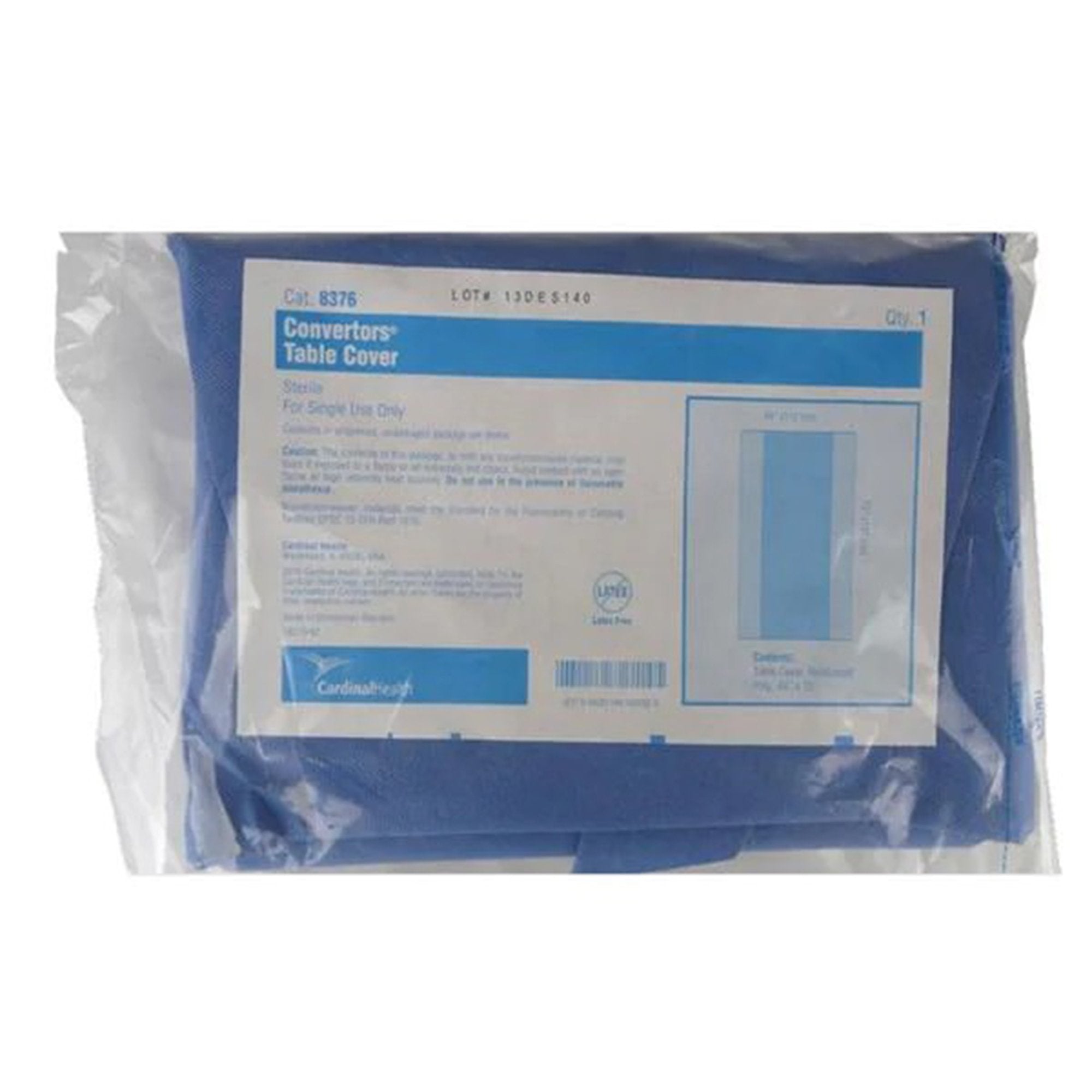Cardinal Health™ Sterile Standard Back Table Cover, 44 x 75 Inch 8376
