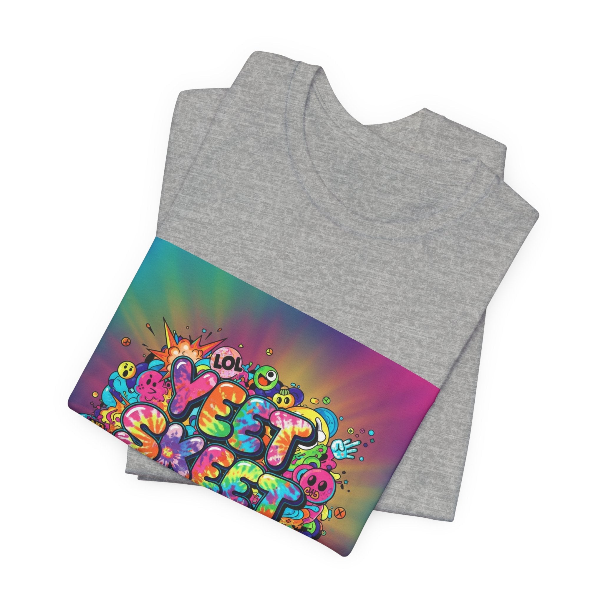 Sweet Sleep Repeat Tee | random slogan shirt, glitch graphic