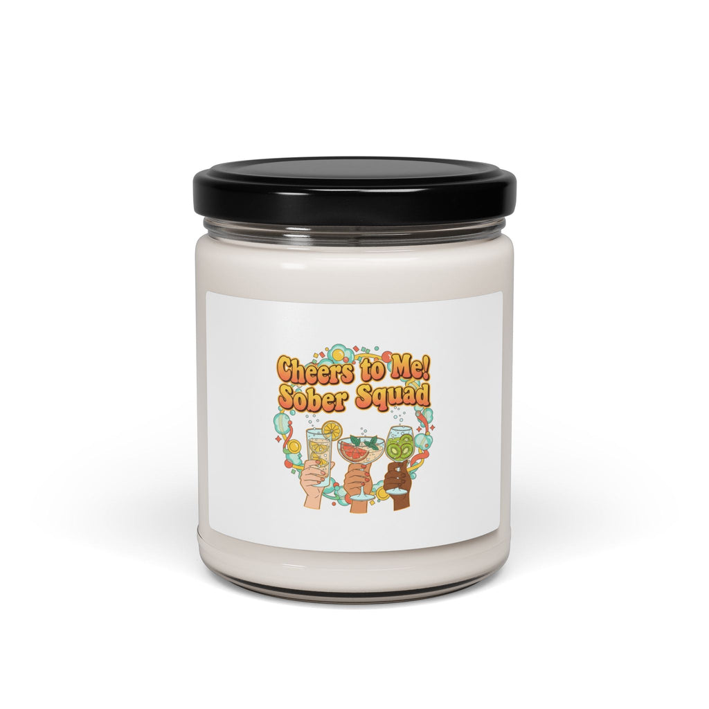 Cheers to Me Sober Squad Candle | Dry January Mocktail Scented Soy Candle