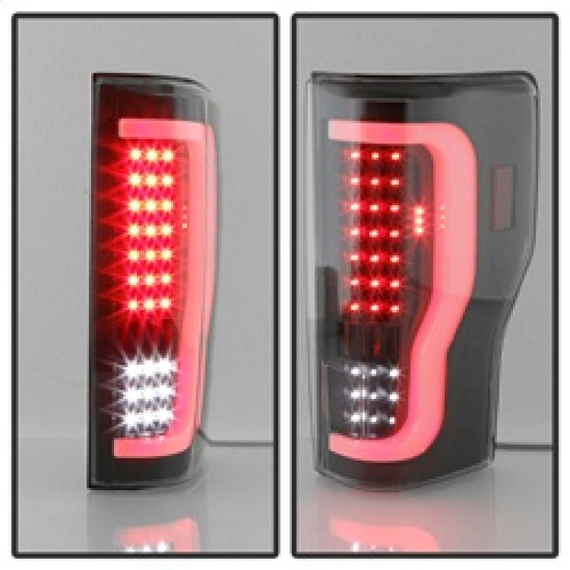 SPYDER xTune 17-18 Ford F-250 Super Duty (Excl LED Models) LED Tail Lights - Black (ALT-ON-FS17-LBLED-BK) 9041600