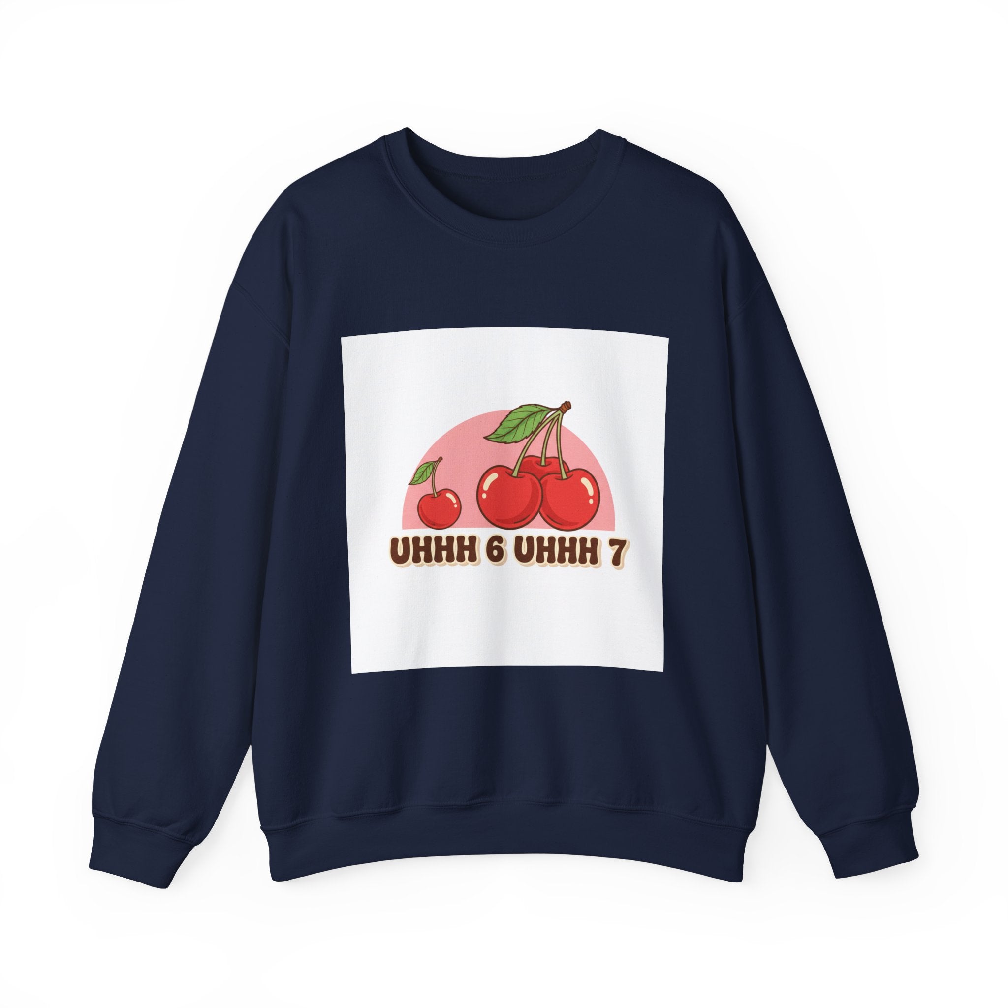 Retro Cherry Graphic Sweatshirt | kawaii fruit design
