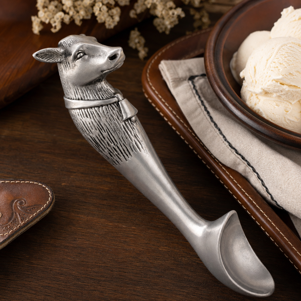 Cow Ice Cream Scoop