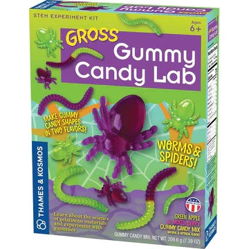Gross Gummy Candy Lab: Worms and Spiders