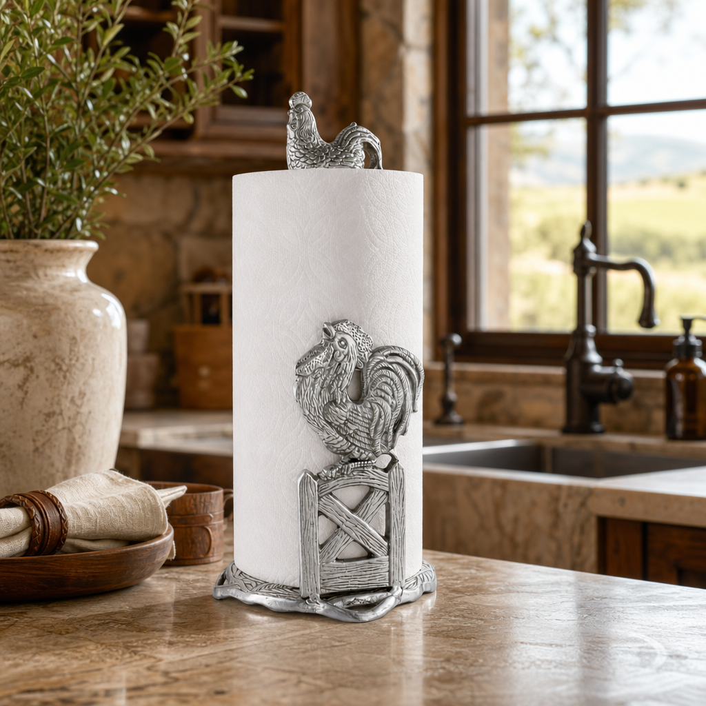 Rooster Paper Towel Holder