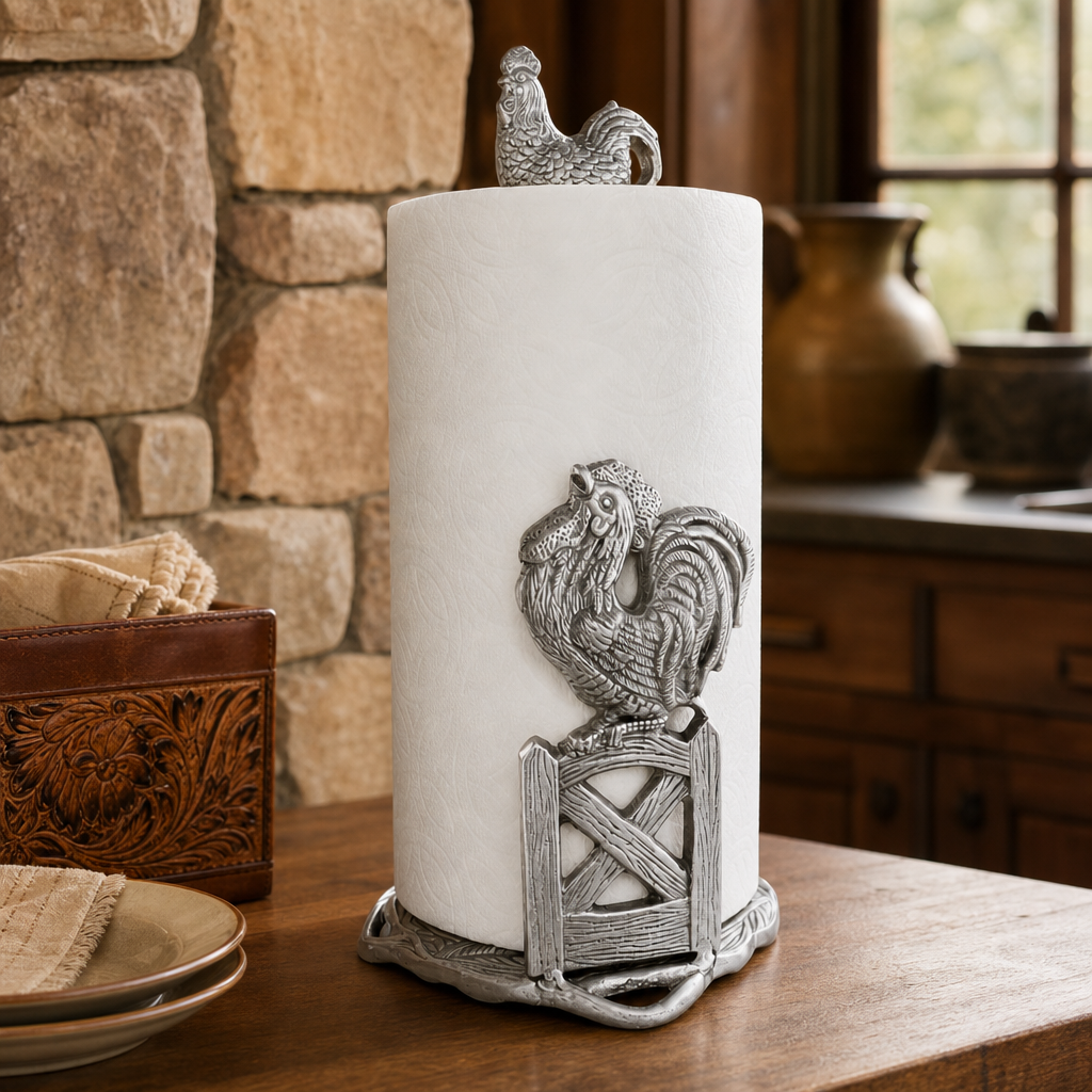 Rooster Paper Towel Holder