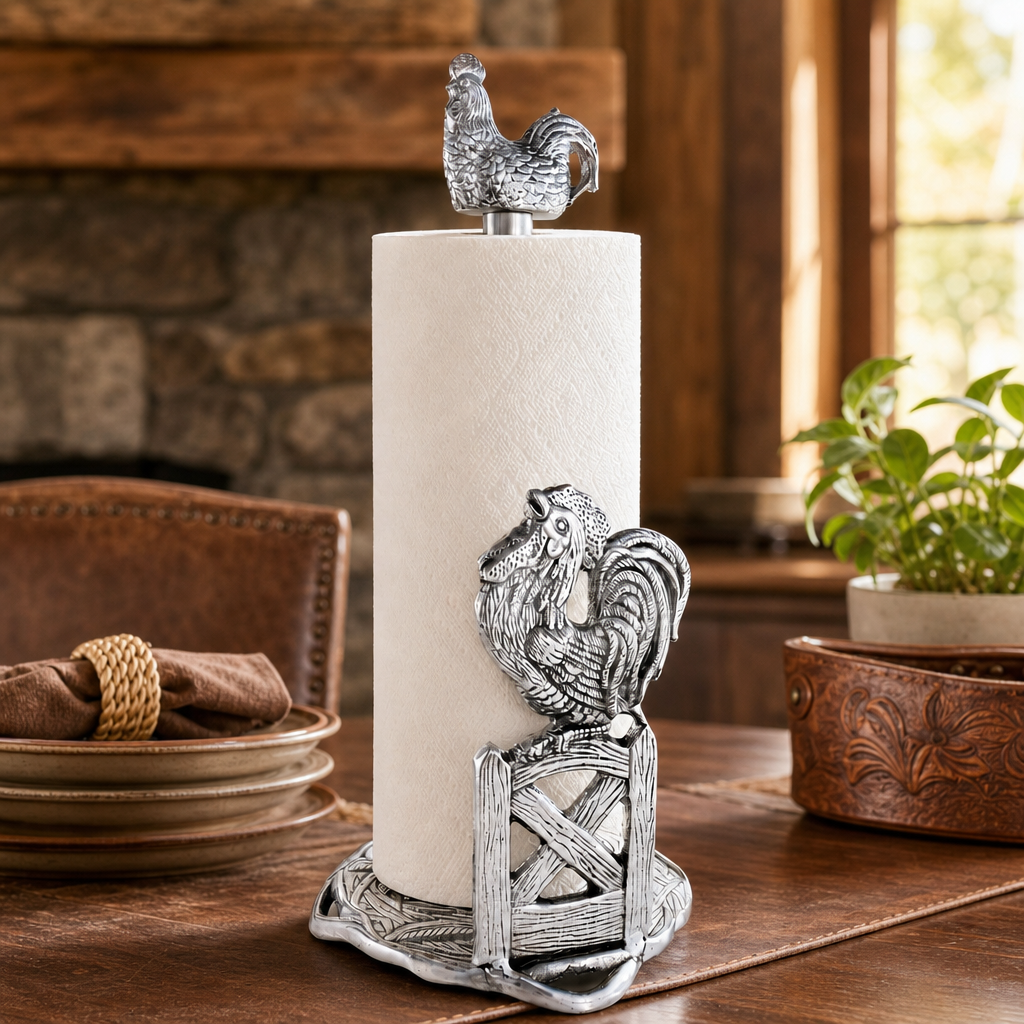 Rooster Paper Towel Holder