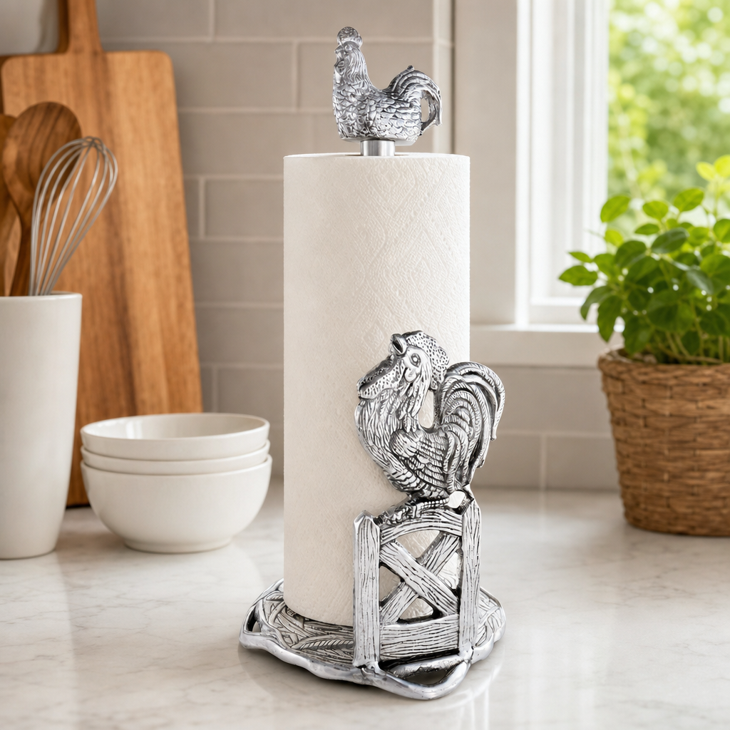Rooster Paper Towel Holder