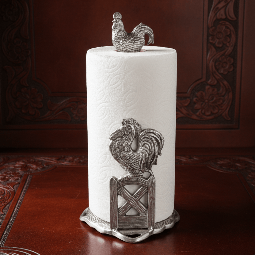 Rooster Paper Towel Holder