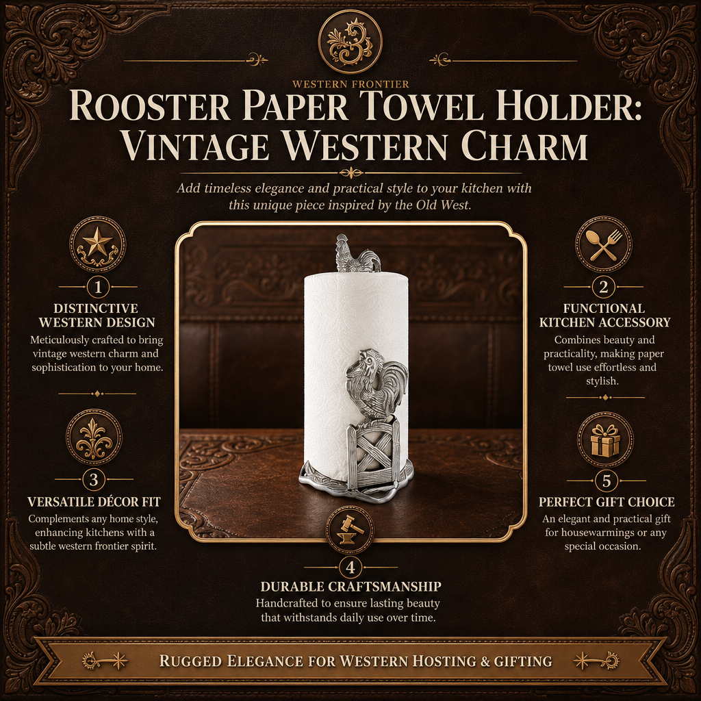 Rooster Paper Towel Holder