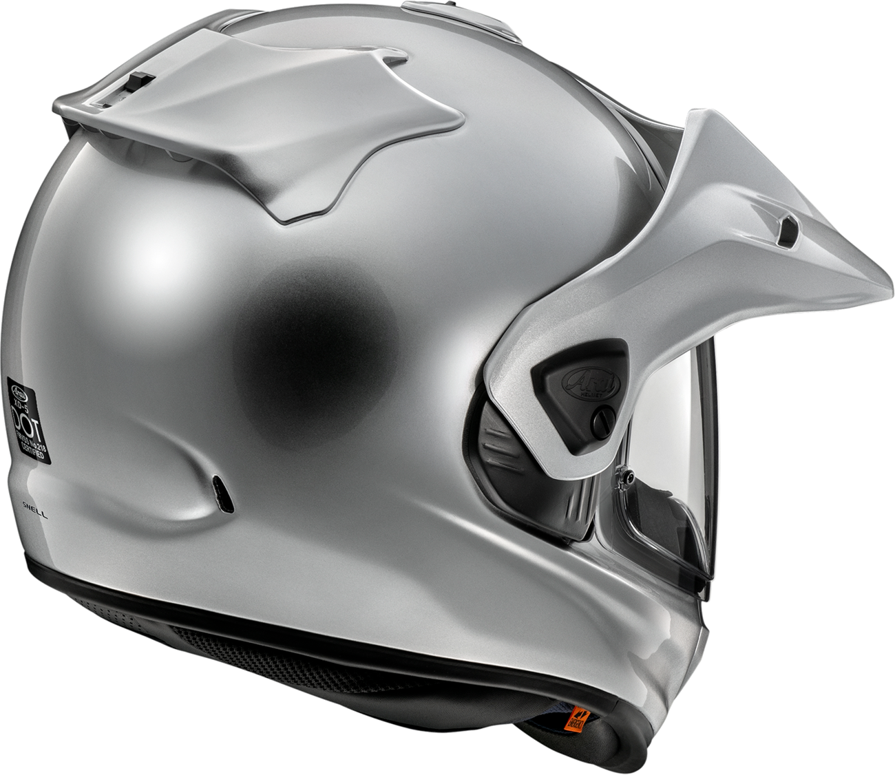 ARAI HELMETS, ARAI HELMETS XD-5 Aluminum Silver Helmet - XS (Part Number 0140-0411)