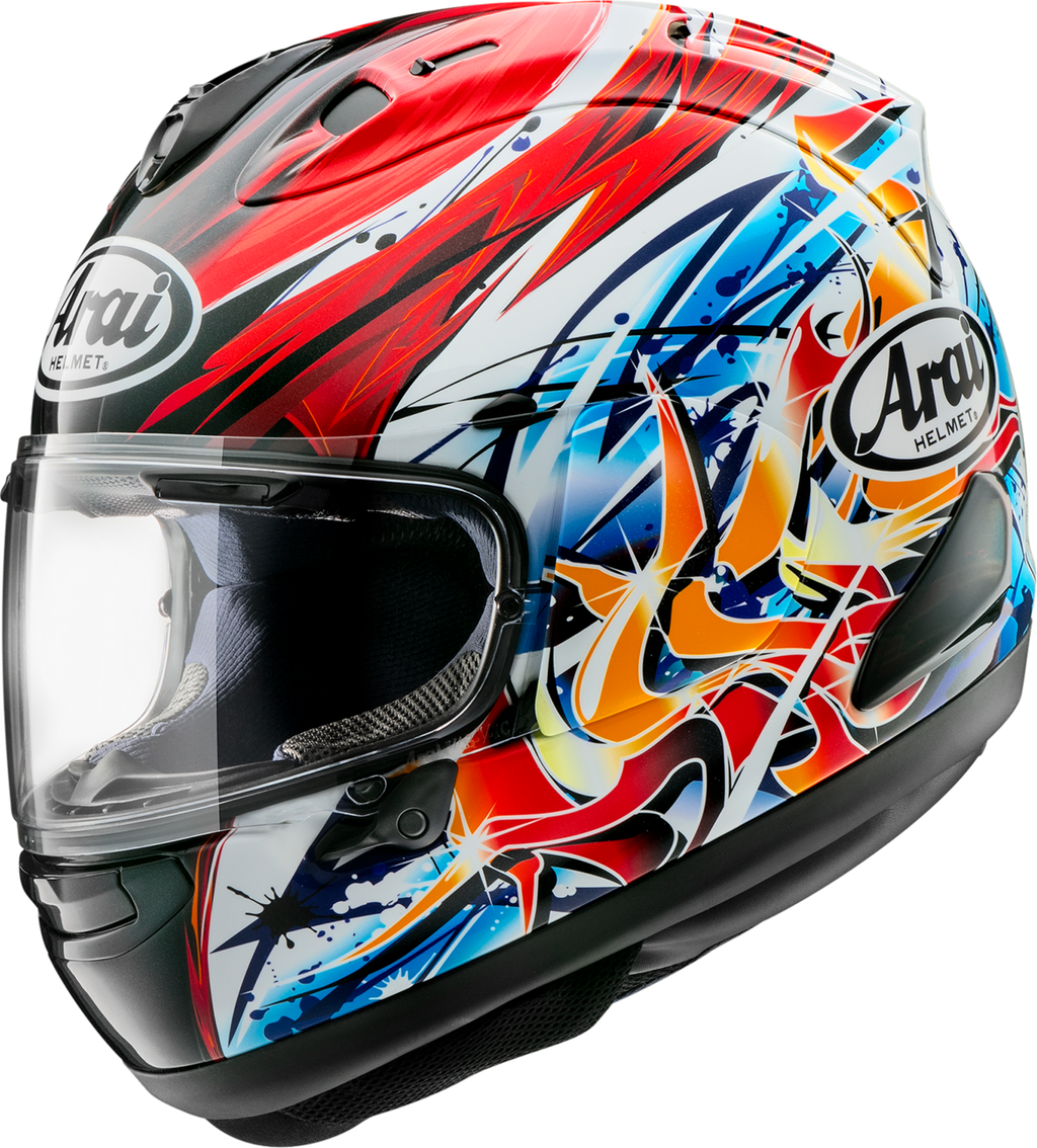 ARAI HELMETS, ARAI HELMETS Corsair-X Tetsuta Helmet - Large with VAS Shield Mechanism and Advanced Ventilation