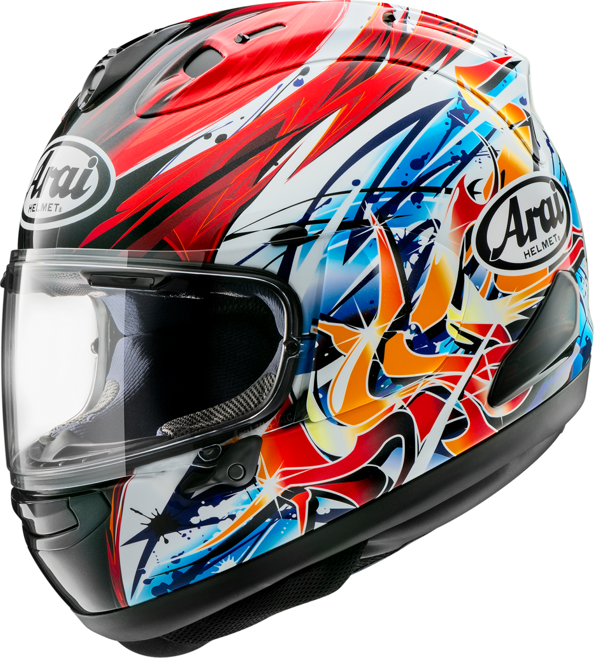 ARAI HELMETS, ARAI HELMETS Corsair-X Tetsuta Helmet - Large with VAS Shield Mechanism and Advanced Ventilation