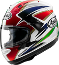 ARAI HELMETS, ARAI HELMETS Corsair-X Cadalora Restyle 2XL Helmet with VAS Shield Mechanism and Enhanced Ventilation