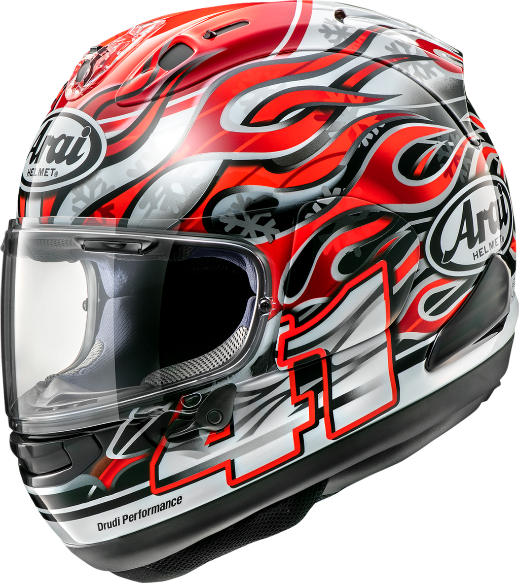 ARAI HELMETS, ARAI HELMETS Corsair-X Haga GP Helmet with VAS Shield Mechanism and Advanced Ventilation