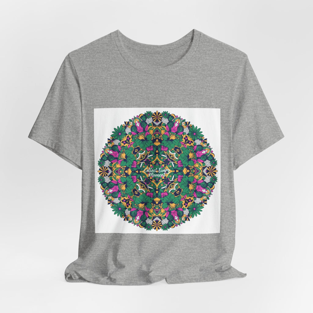 Psychedelic Botanical Mandala Tee | Festival Graphic T-Shirt