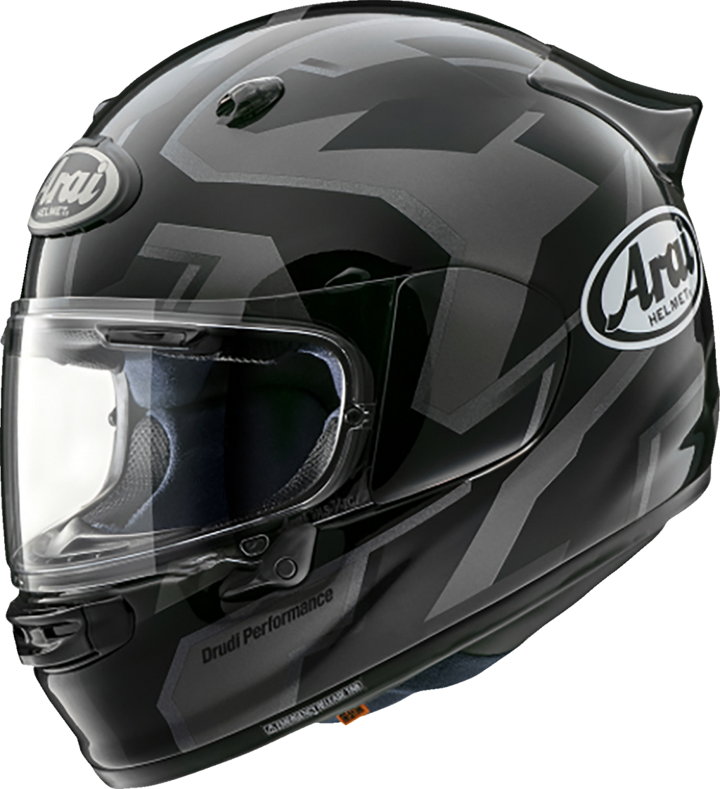 ARAI HELMETS, Arai Helmets Signet-X Robotik Black Helmet XS (Part No. 0101-18554) with VAS Shield System and Enhanced Shell Design