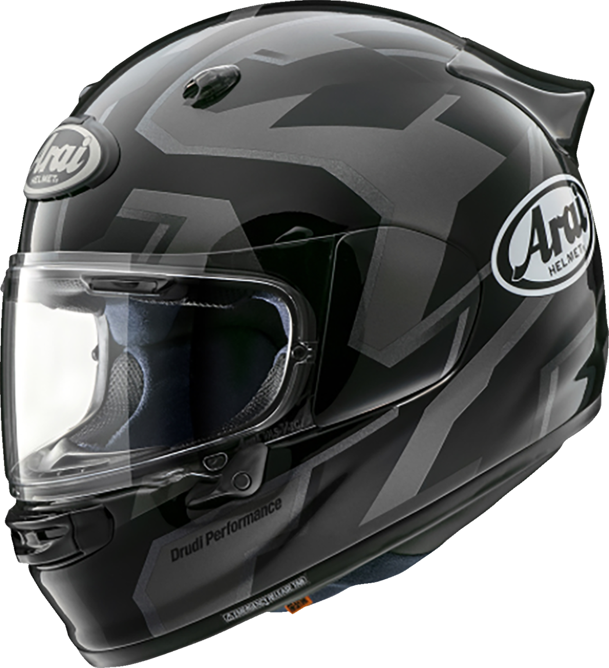 ARAI HELMETS, Arai Helmets Signet-X Robotik Black Helmet XS (Part No. 0101-18554) with VAS Shield System and Enhanced Shell Design
