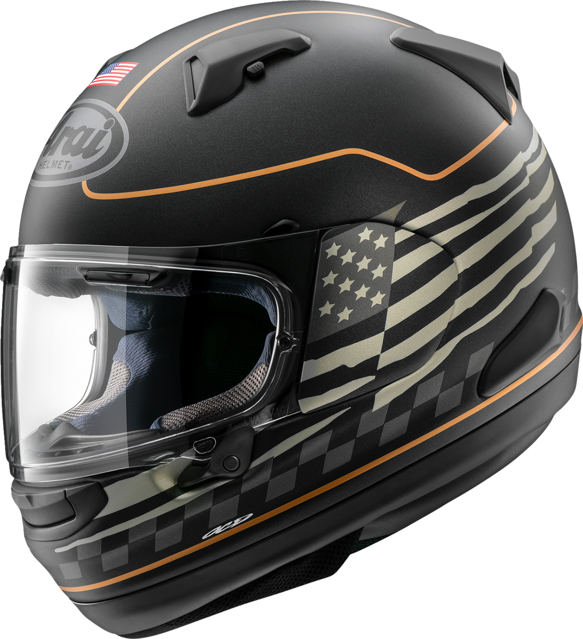 ARAI HELMETS, Arai Helmets Signet-X US Flag Black Frost Large - Model 0101-18520