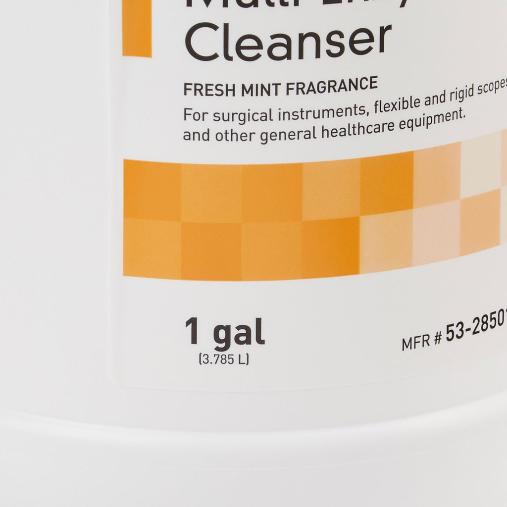 McKesson Multi-Enzymatic Instrument Detergent, 1 gal Jug, Eucalyptus Spearmint 53-28501
