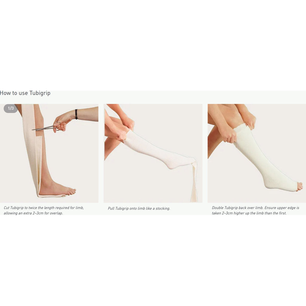 Tubigrip® Pull On Elastic Tubular Support Bandage, 10 Meter, Size F 1452