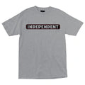 Independent Bar Logo Short Sleeve Mens T-Shirt - Hthr Grey
