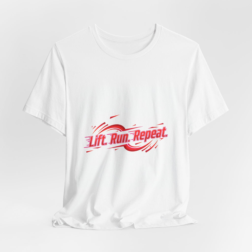 Lift Run Repeat Tee | fitness shirt, gym motivation