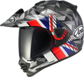 ARAI HELMETS, ARAI HELMETS XD-5 Nation UK XL Helmet - Model 0140-0587 with VAS-A Shield System and Max-Vision Shield