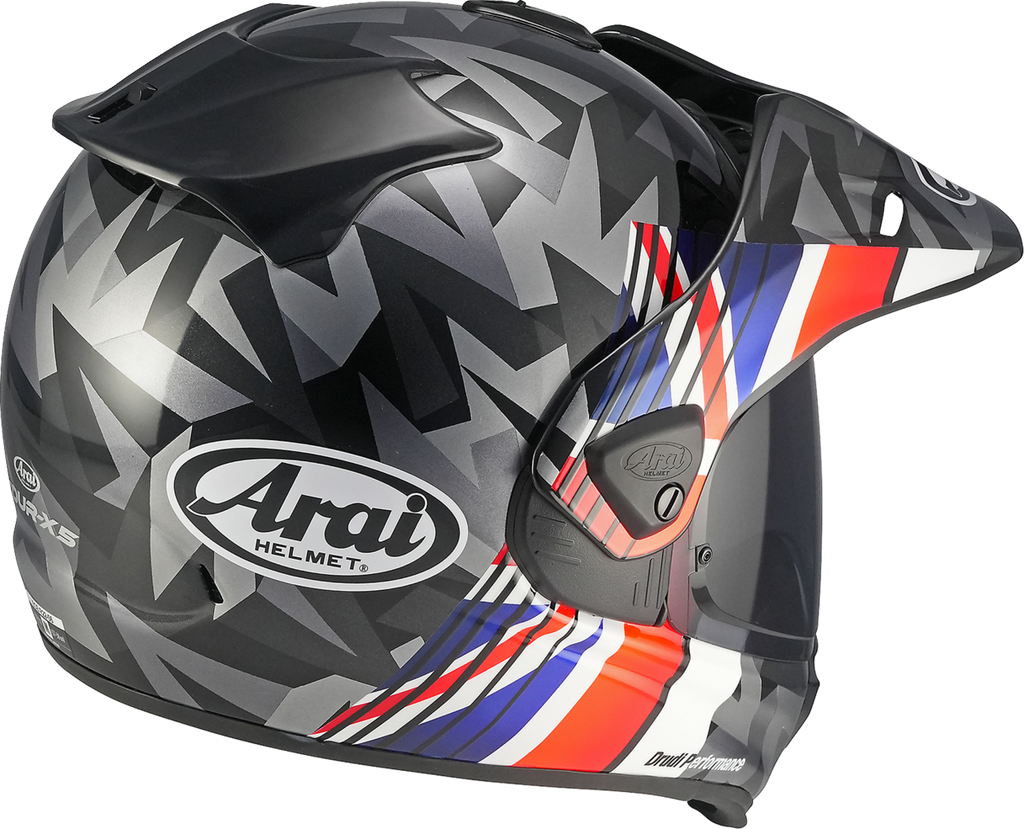 ARAI HELMETS, ARAI HELMETS XD-5 Nation UK XL Helmet - Model 0140-0587 with VAS-A Shield System and Max-Vision Shield