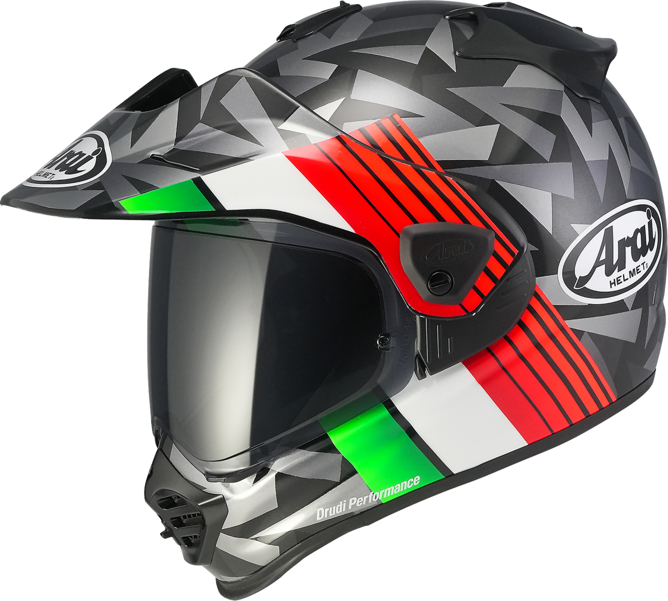ARAI HELMETS, ARAI HELMETS XD-5 Helmet Nation Italy XS with VAS-A Shield System and Max-Vision Shield