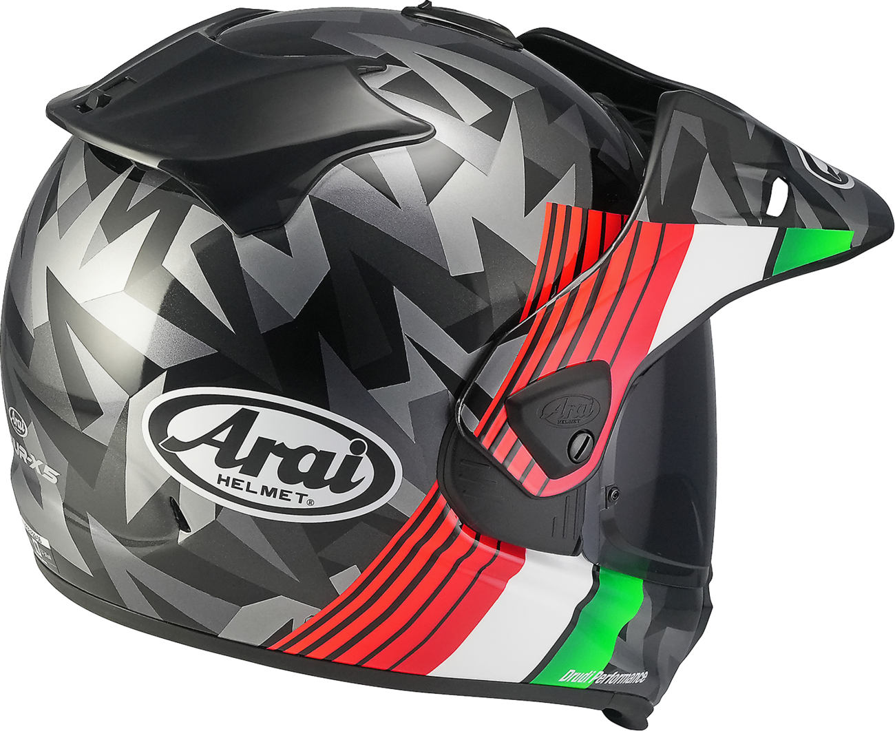 ARAI HELMETS, ARAI HELMETS XD-5 Helmet Nation Italy XS with VAS-A Shield System and Max-Vision Shield