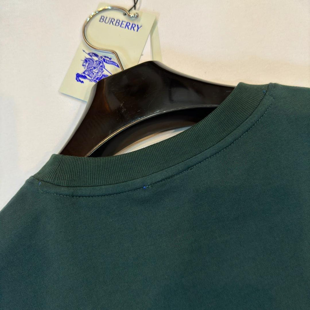 Burberry T-Shirt Without Collar 'Green'