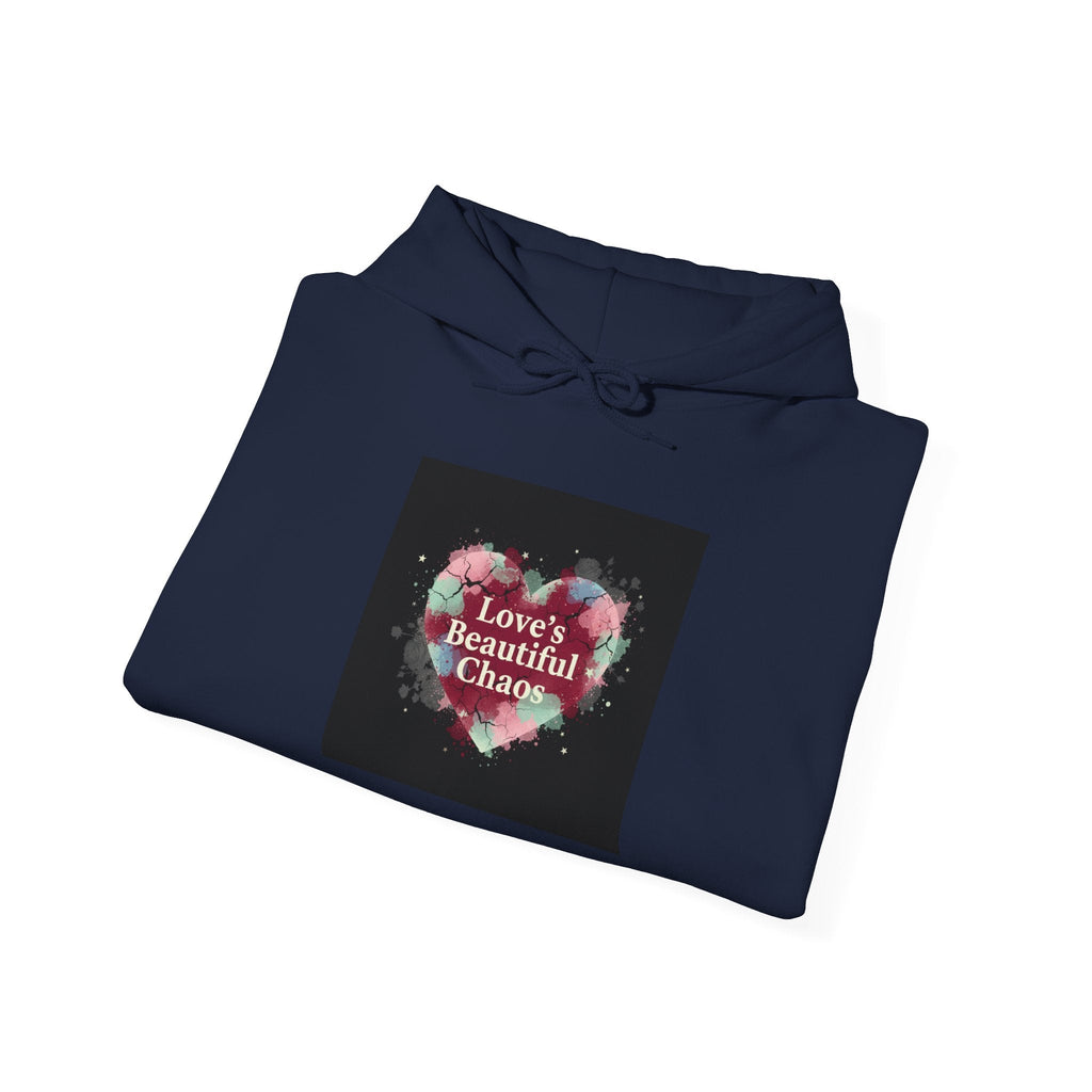 Distressed Heart Collage Hoodie | Soft Grunge Hearts, punk heart design